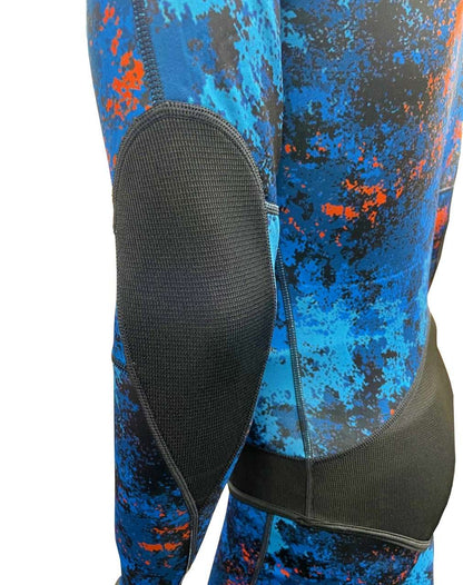 Spearfishing Blue Camo 1mm Wetsuit