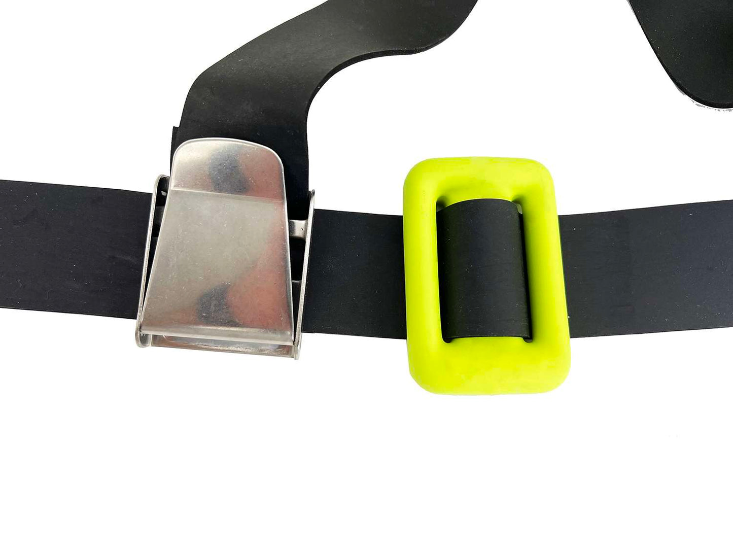 Rubber Weight Belt with Quick Release - Metal Buckle