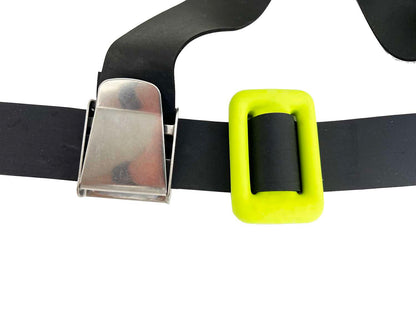 Rubber Weight Belt with Quick Release - Metal Buckle