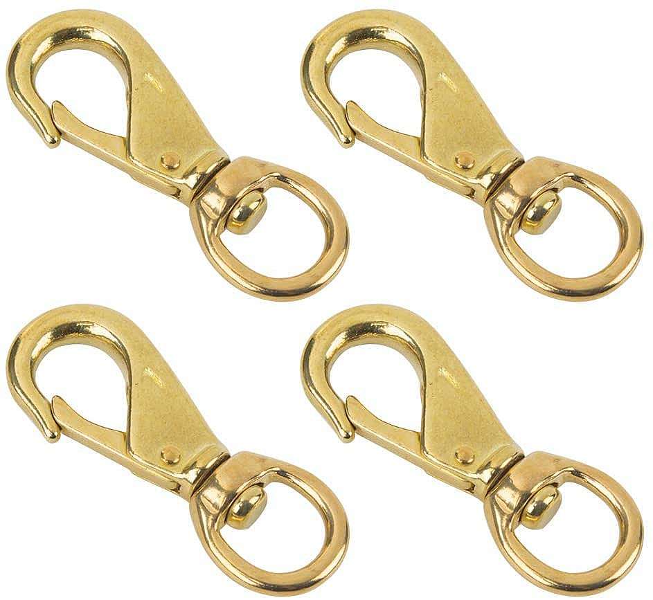 Brass Snapclip With Swivel