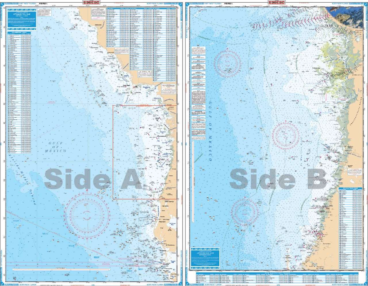 Florida Waterproof Charts – Offshore Fish & Dive