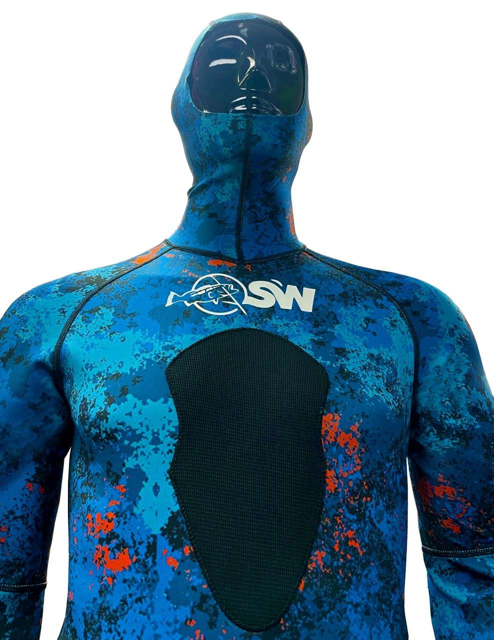 Spearfishing Blue Camo 1mm Wetsuit