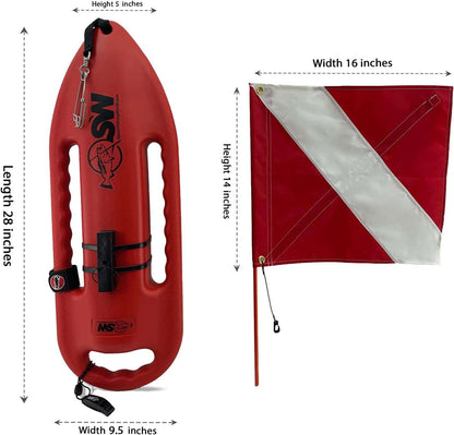 Lifeguard Float/Rescue Can Spearfishing Buoy