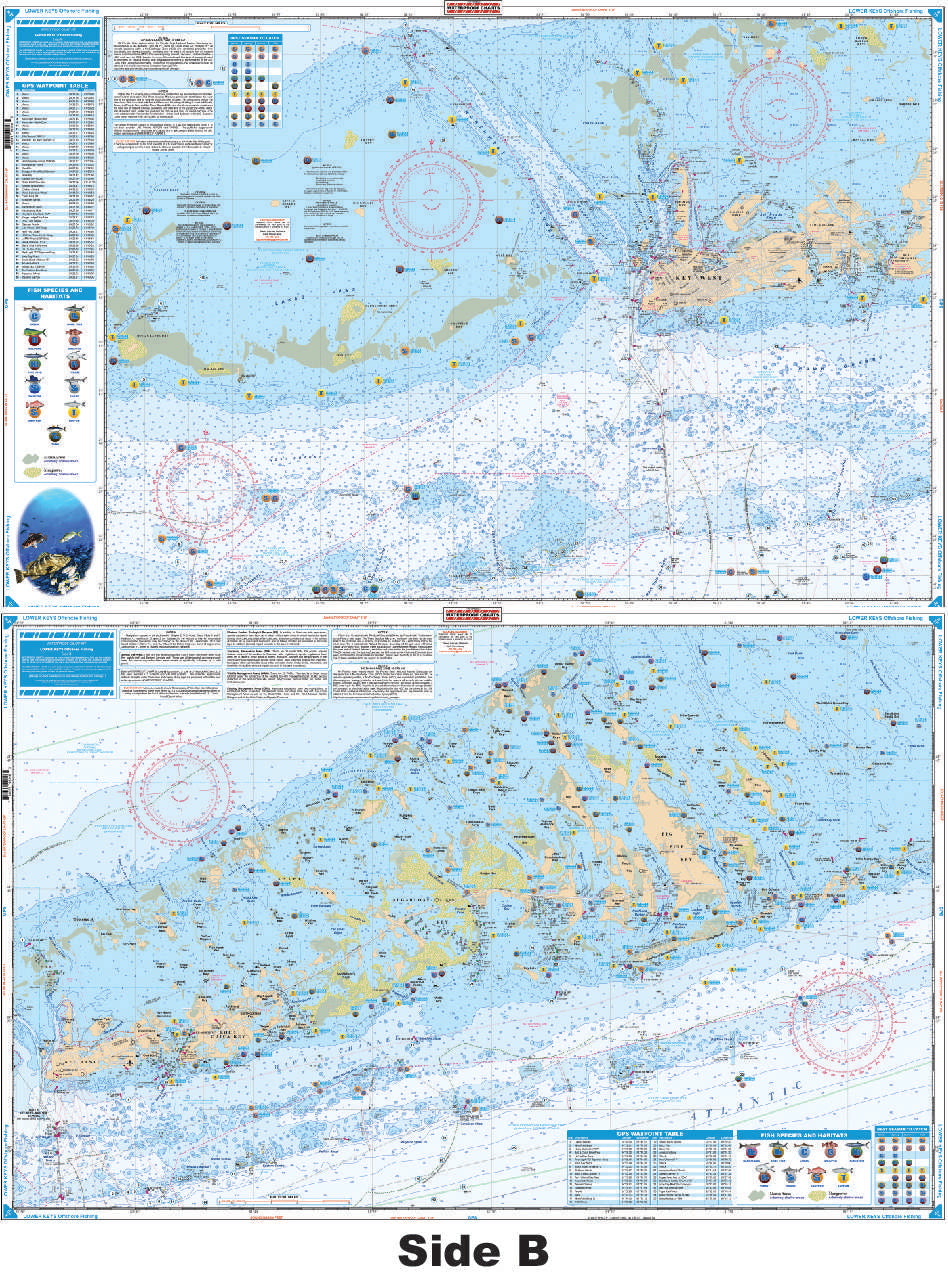 Florida Waterproof Charts – Offshore Fish & Dive