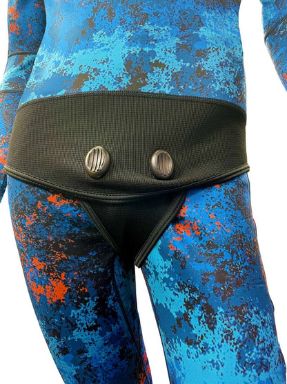 Spearfishing Blue Camo 1mm Wetsuit