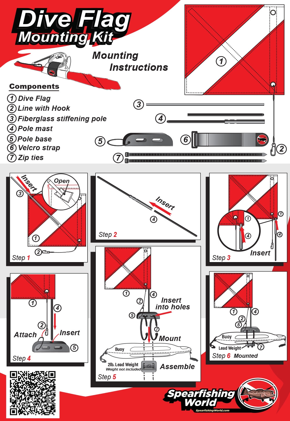 Float Flag Mount Kit