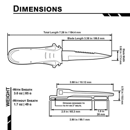 Stainless Steel Squeeze Lock Knife