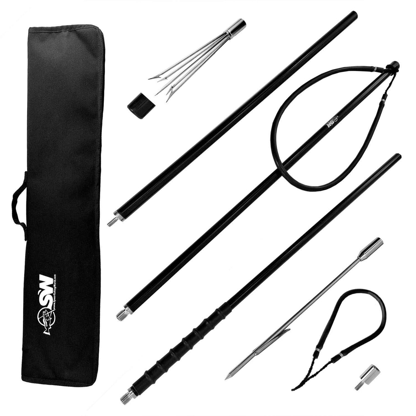 SPEARFISHING WORLD 3 Piece Travel Pole Spear