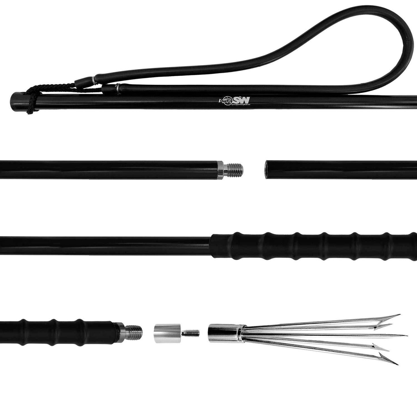 SPEARFISHING WORLD 3 Piece Travel Pole Spear