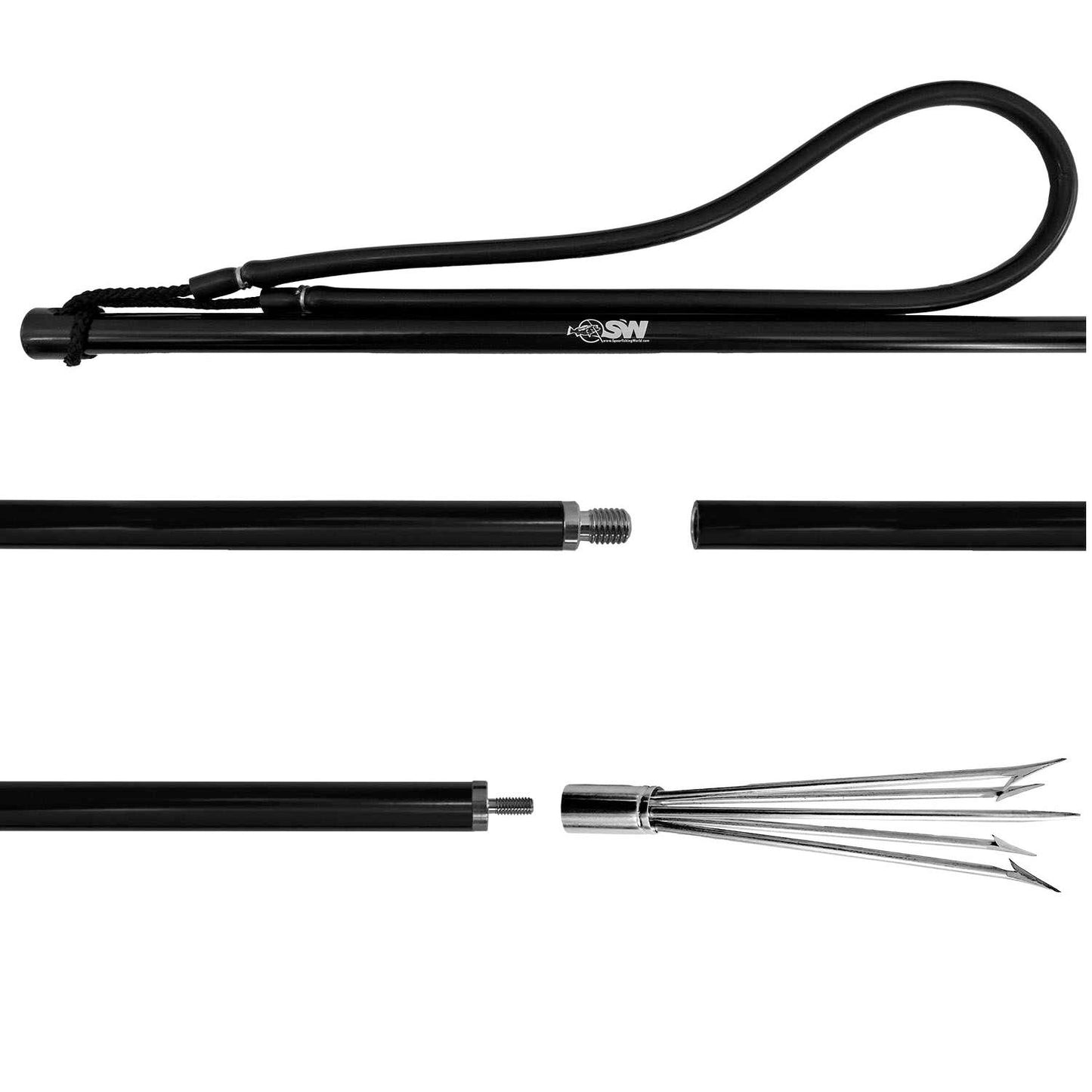 SPEARFISHING WORLD 3 Piece Travel Pole Spear