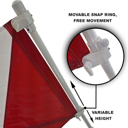 Boat Rod Holder Flag Flyer with Dive Flag