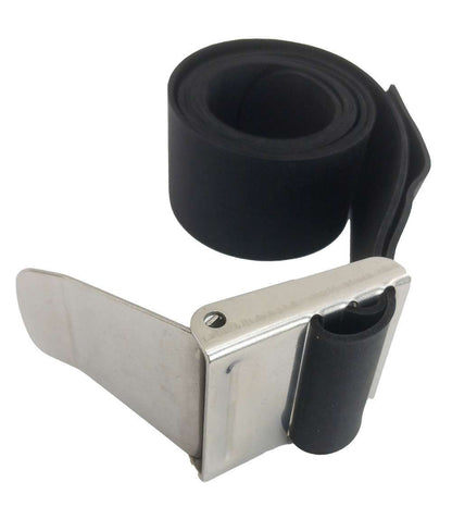 Rubber Weight Belt with Quick Release - Metal Buckle