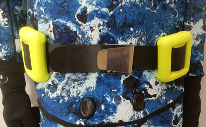 Rubber Weight Belt with Quick Release - Metal Buckle