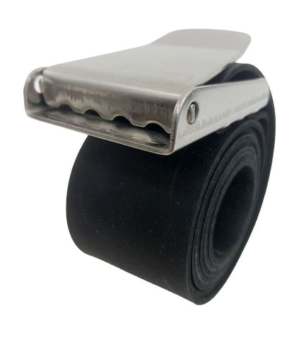 Rubber Weight Belt with Quick Release - Metal Buckle