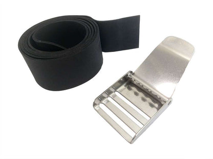 Rubber Weight Belt with Quick Release - Metal Buckle