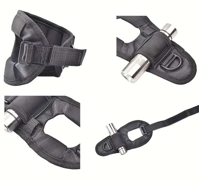 ORCATORCH Flashlight Wrist Mount Glove