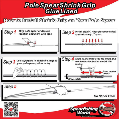 Pole Spear Shrink Grip