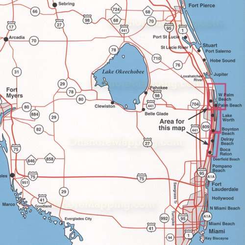 Top Spots Map Florida