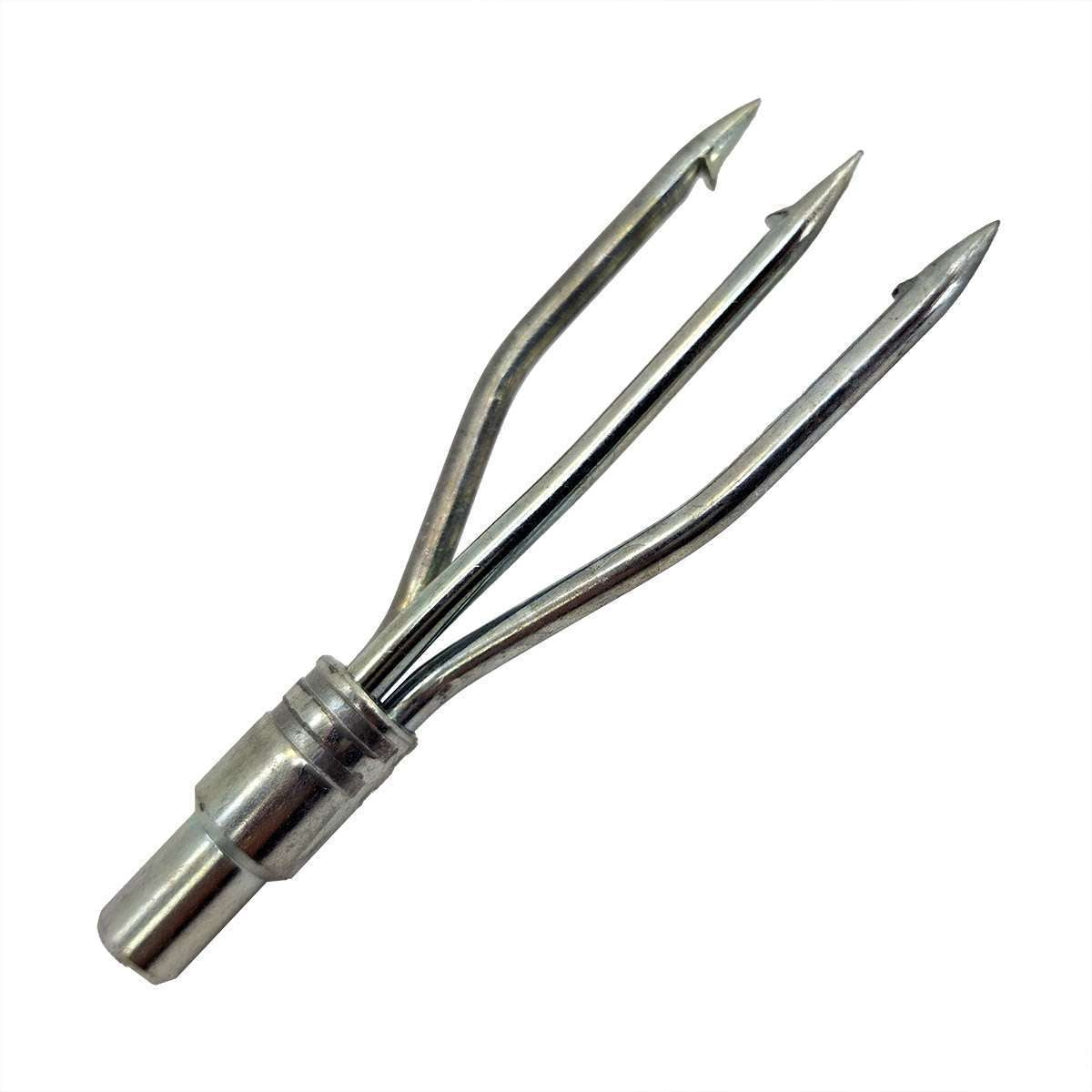 3-Prong Galvanized Steel Trident Speartip