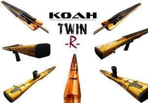 Koah Twin Roller Wood Speargun Series