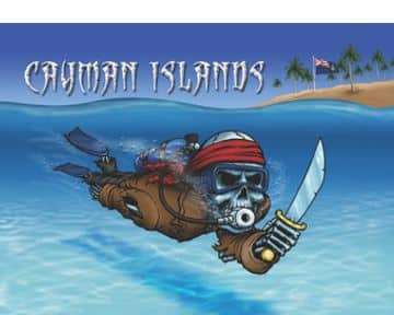 Flappin Flags Cayman Island Pirate Flag