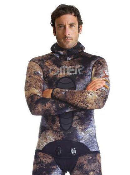 OMER Mix 3D 3mm Wetsuit Hooded Jacket