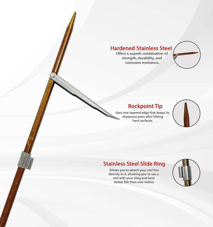 Shaft For Hawaiian Slings with Slide Ring