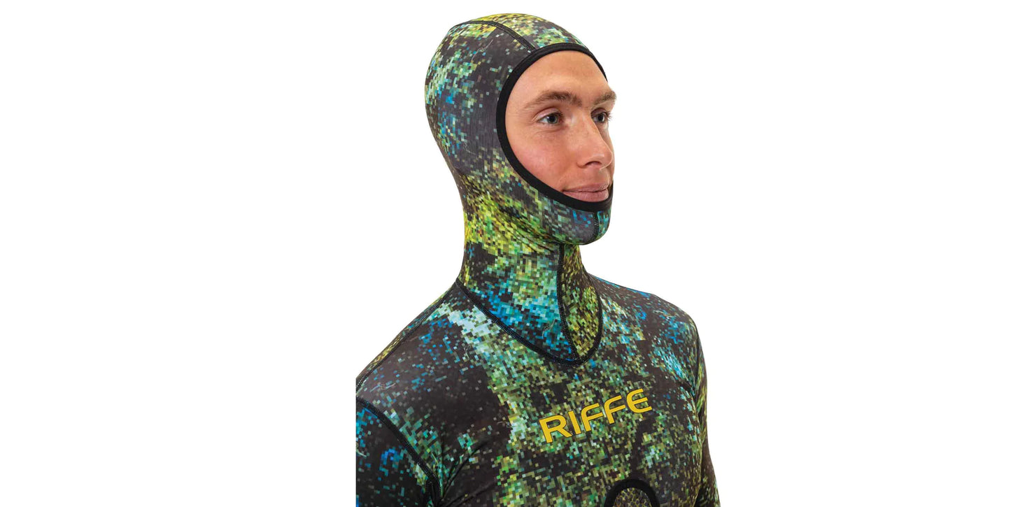 Riffe Eco Hooded Long Sleeve Rash Guard With Loading Pad