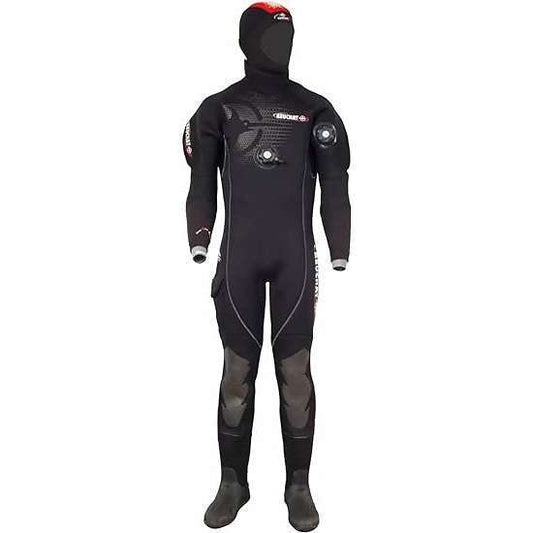 BEUCHAT Iceberg Dry Wetsuit 6.5MM Plus Hood Size Large