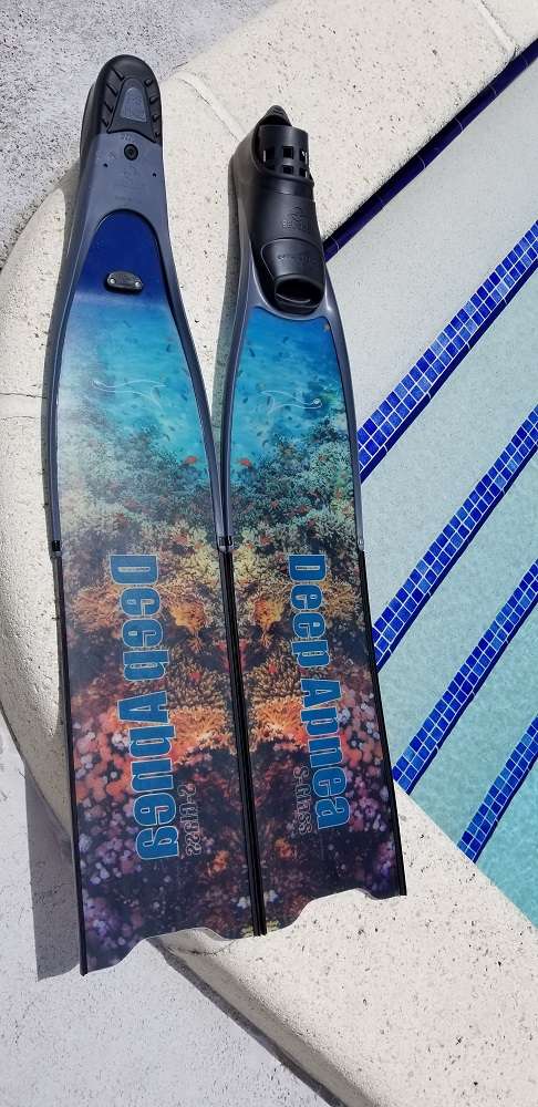 Deep Apnea S-Glass Coral Reef Fins