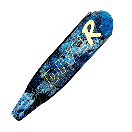 DiveR Blue Bonefish Composite Fin Blades