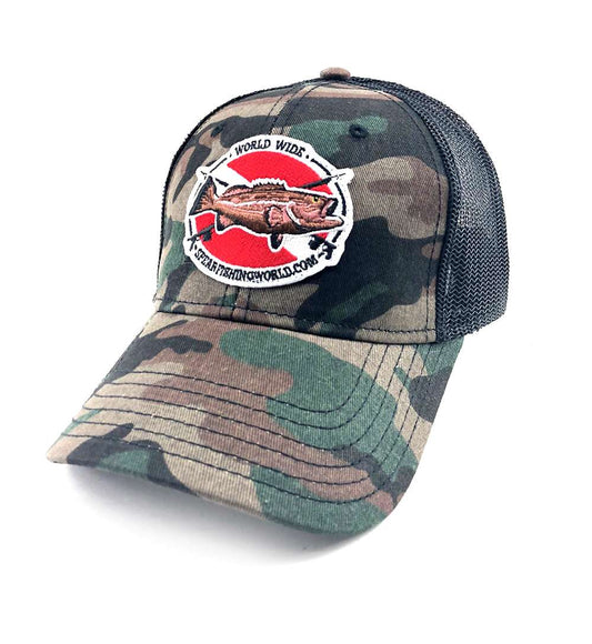 Spearfishing World Trucker Hat Camo