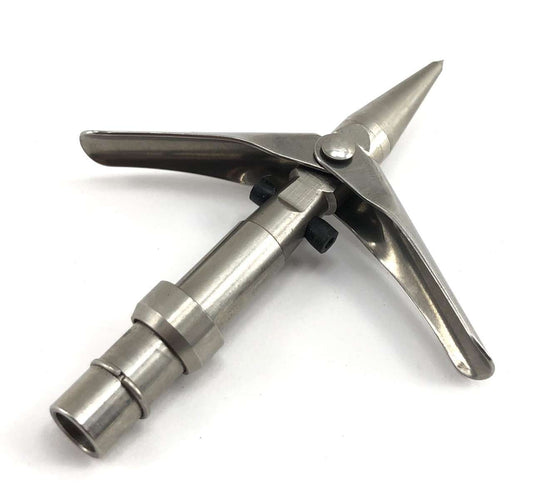 Stainless Steel Double Barbed Speartip