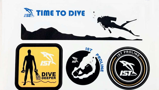 IST Time To Dive Sticker