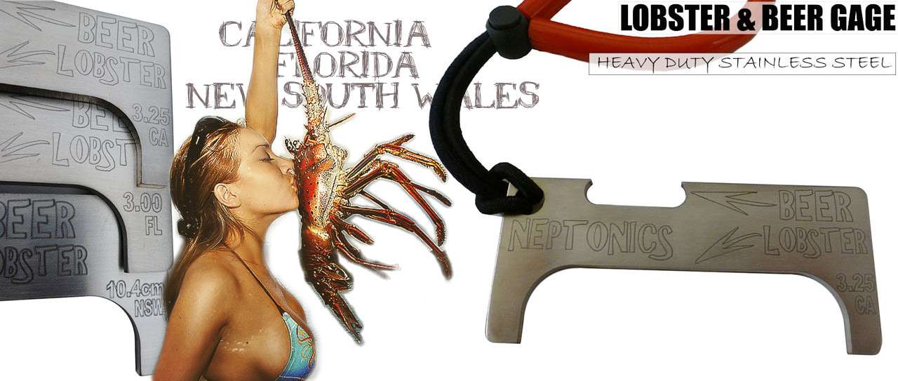Neptonics Lobster Gauge And Beer Opener