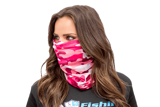 Salt Armor Pink Camo Face Shield