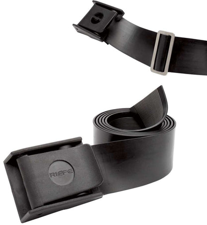 Riffe Rubber Weight Belt with Retainers