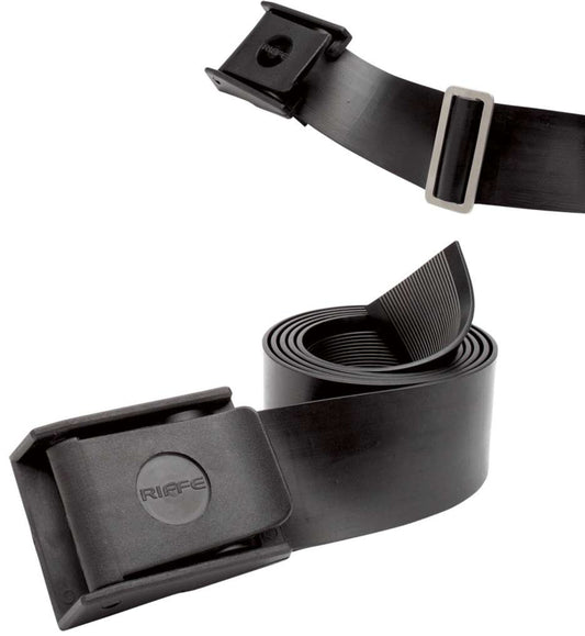 Riffe Rubber Weight Belt with Retainers