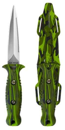 Scuba Max KN-183 Green Camo Knife