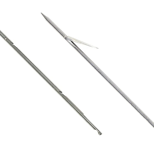 Stainless Steel Tahitian Shaft Notched 6.5mm Euro Shaft