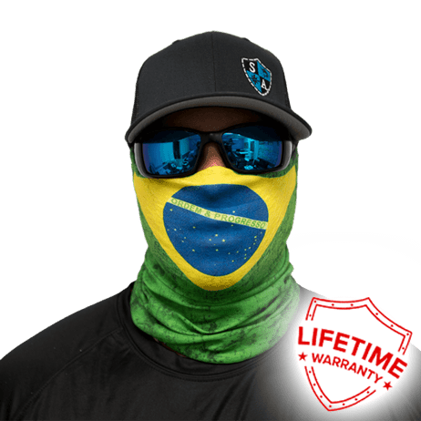 Salt Armor Brazil Flag Face Shield