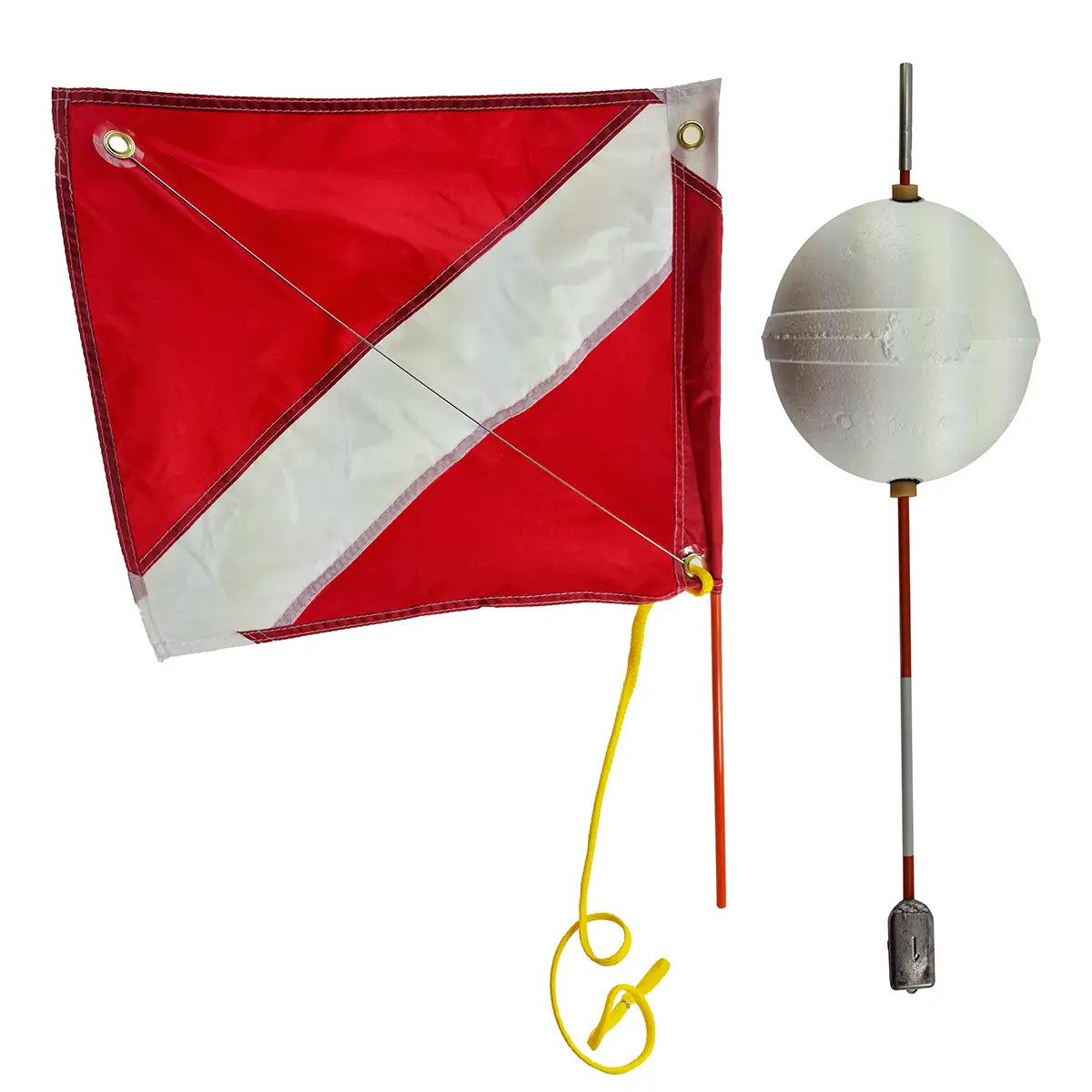 Float with Flag, Two Piece