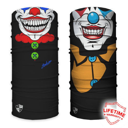 Salt Armor Clown And Twisted Face Shield