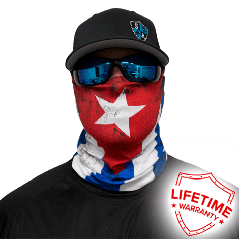 Salt Armor Cuba Flag Face Shield