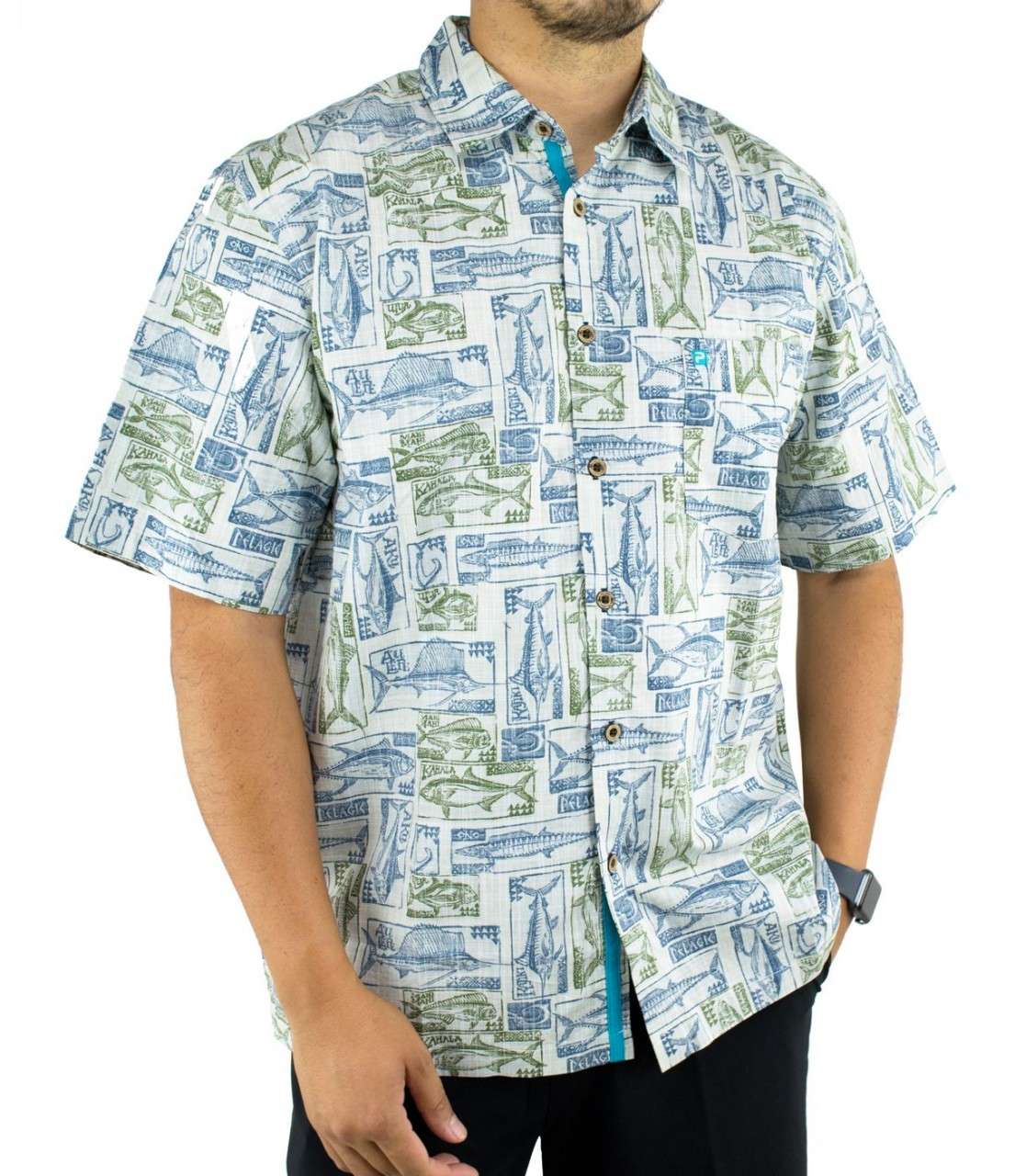 Pelagic Fish Market Woven Shirt