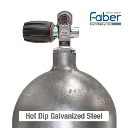 Faber Hot Dip Galvanized Steel Cylinders/Scuba Diving Tanks