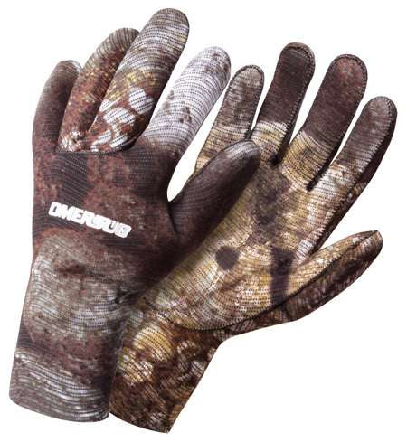 OMER Brown Camo 2mm 3D Gloves