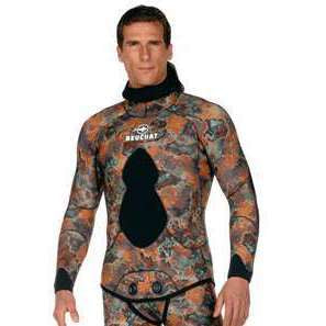 Beuchat Mundial Camo Brown 5mm Wetsuit Jacket