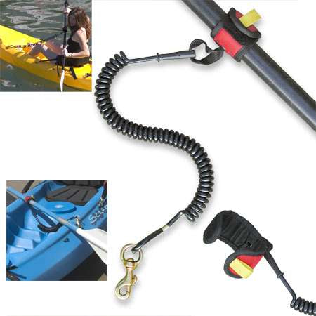 Paddle Leash Coiled