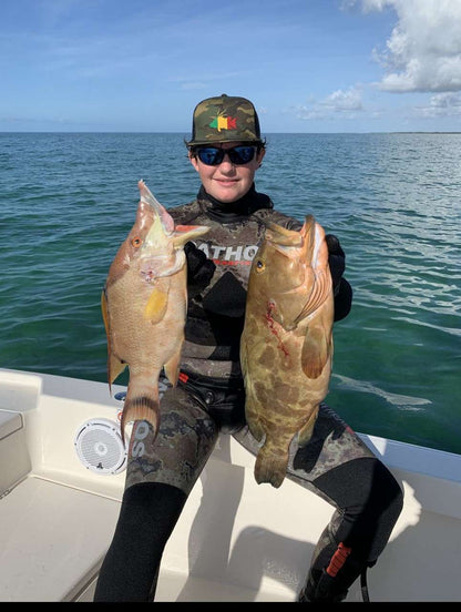 Rastafarian Hogfish Flatbill Camo Snapback
